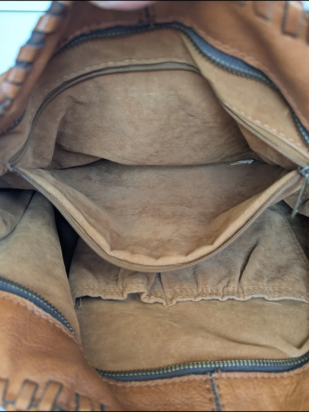 Vintage Patricia Nashfull-grain leather tote bag